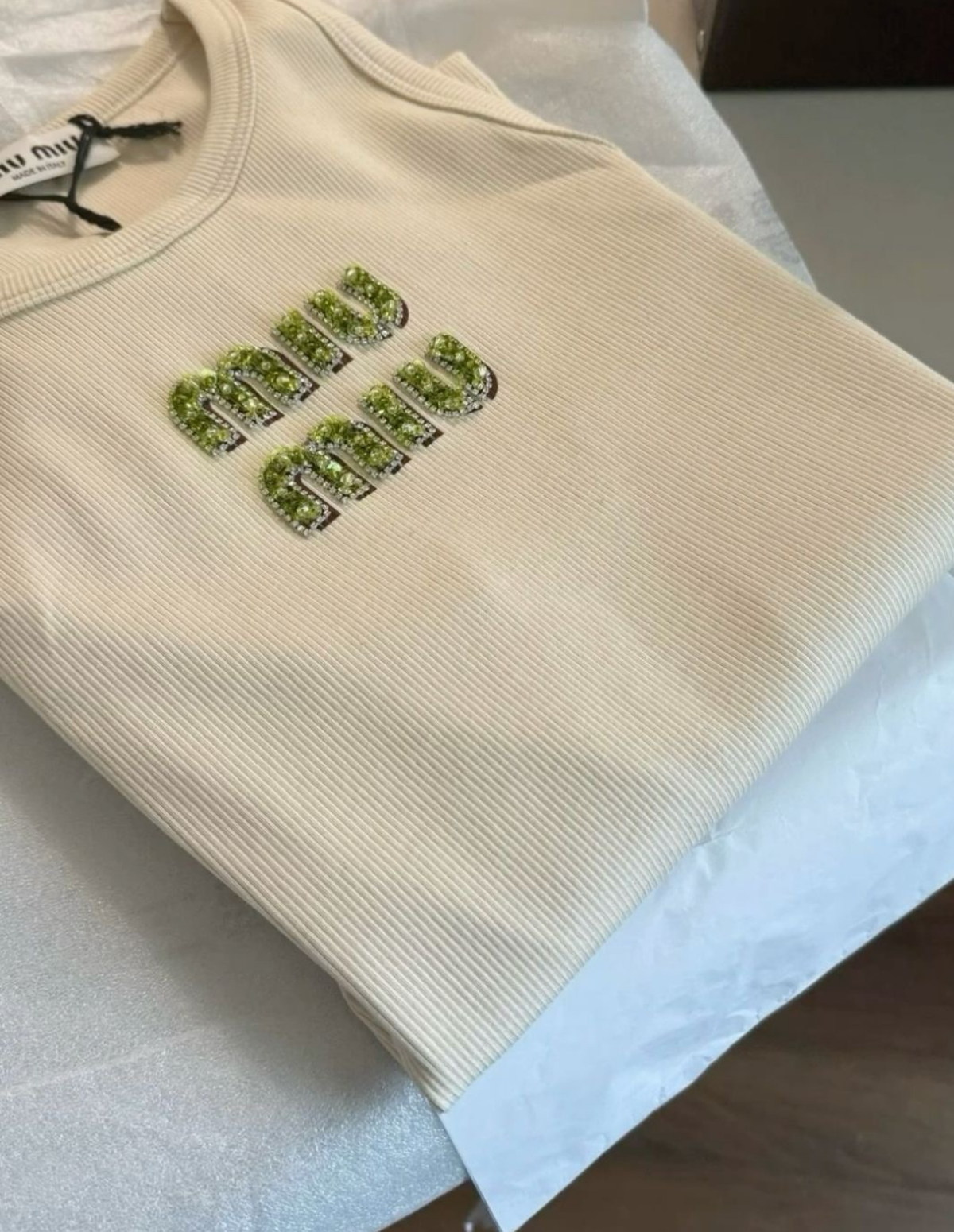 "MUUI" GLITTER TOP