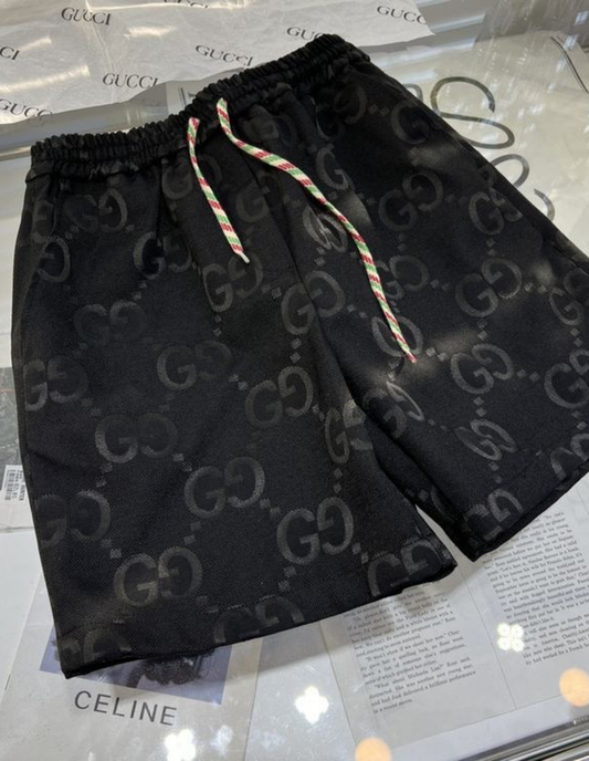 "GU2" BLACK SHORTS