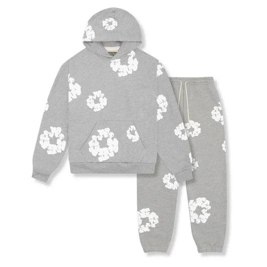 "GREY FLOWER" SET